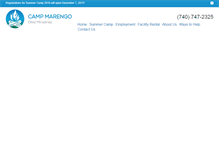 Tablet Screenshot of campmarengo.com